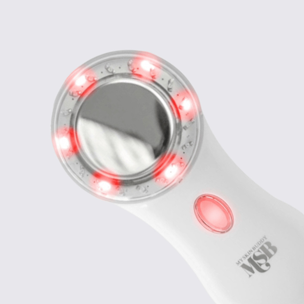 MySkinBuddy Boost All-in-One LED, Ultrasonic, Ion, and Heat Therapy Skincare Device