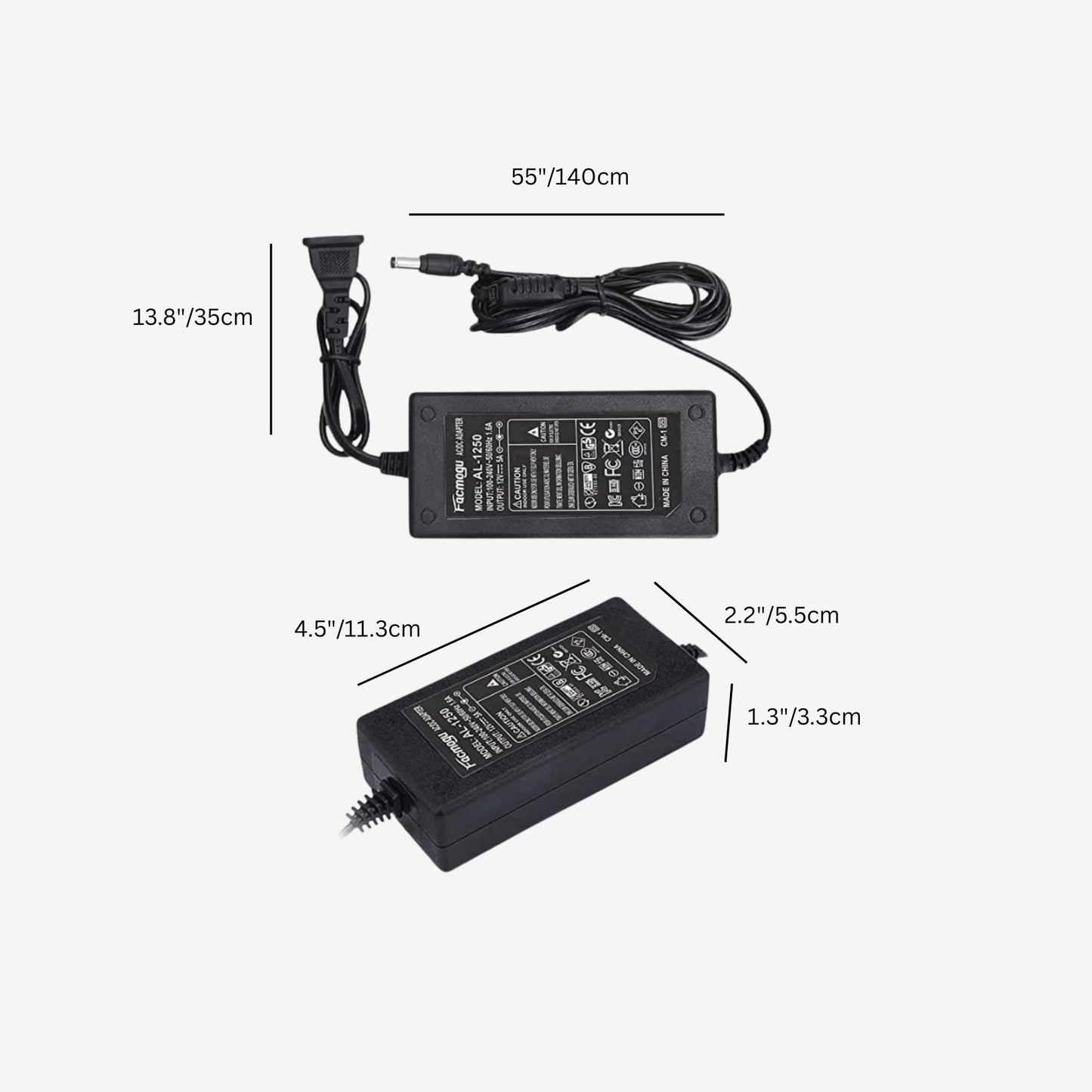 OMEGA Bright LED Light Therapy Power Adapter – Replacement for Photon Device
