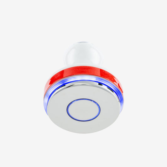 O’Melon Derma-V Healer LED treatment head close-up showing light ring