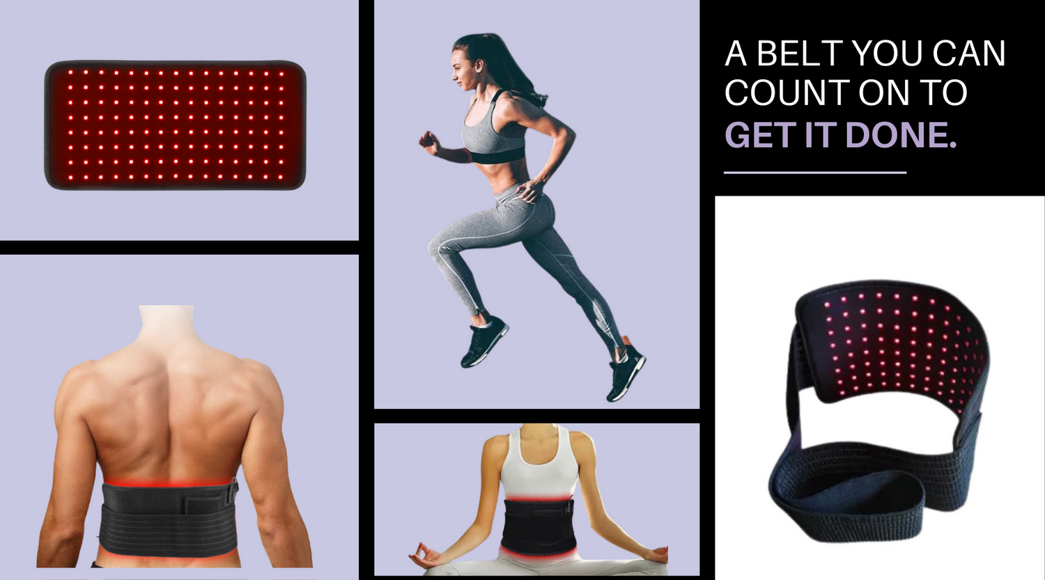 LuminmaxLED red light therapy belt