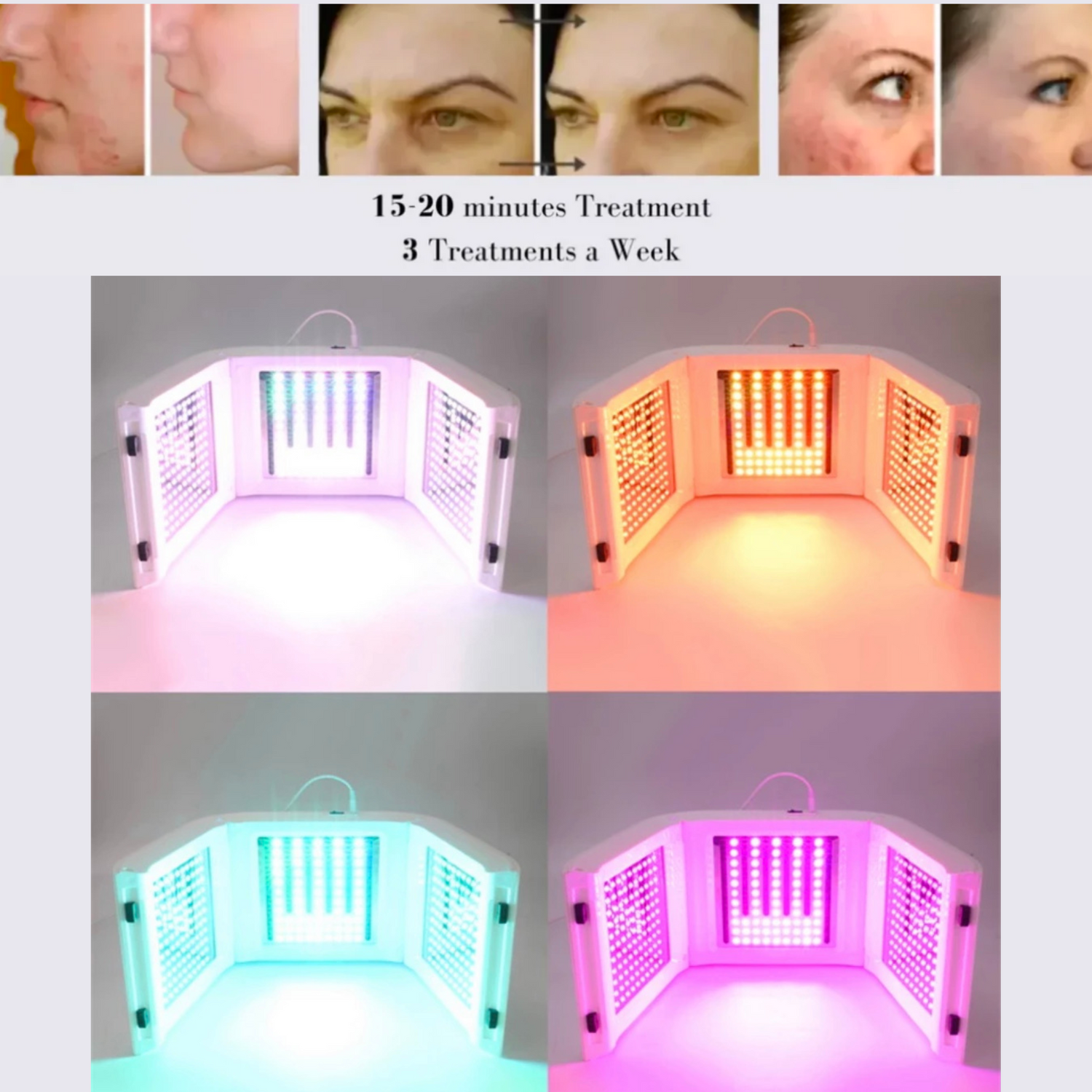 Omega LED light therapy device