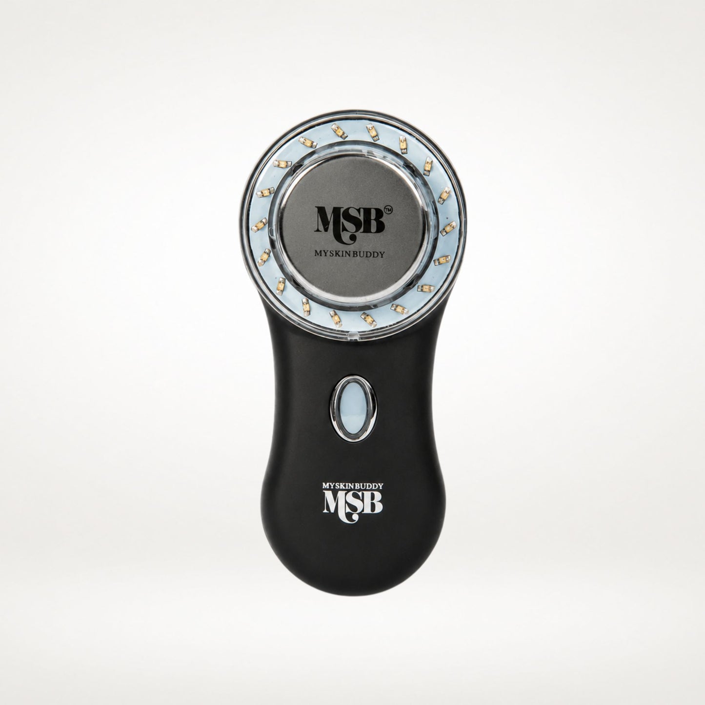 An MSB MySkinBuddy handheld beauty device in black 