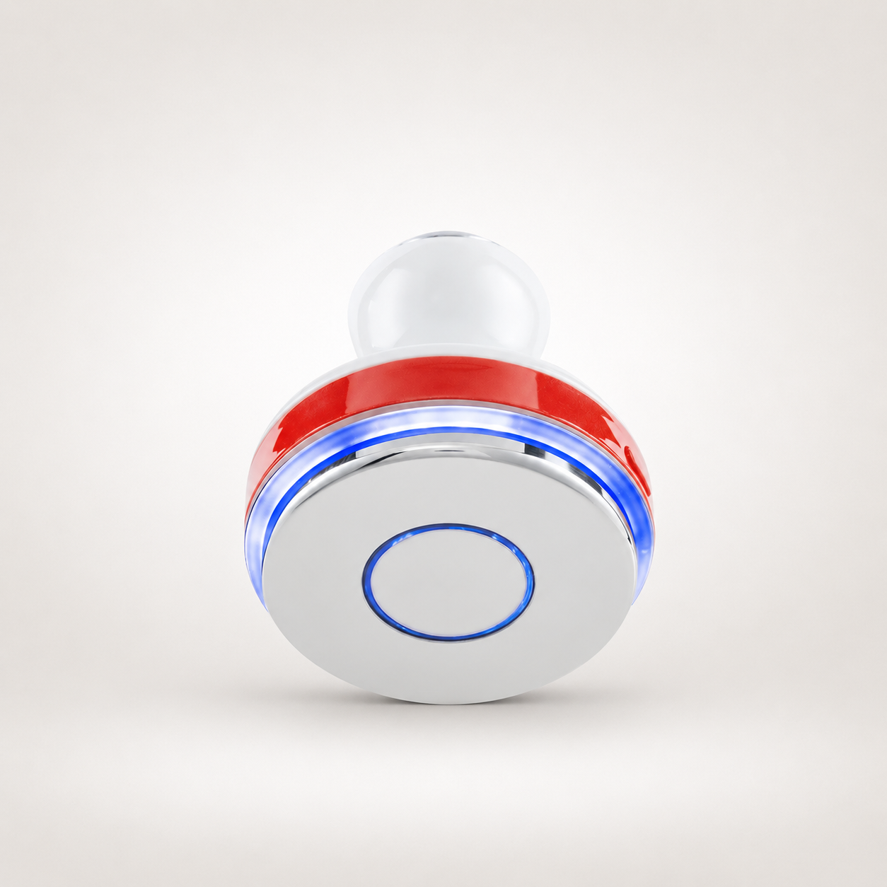 O’Melon Derma-V Healer LED treatment head close-up showing light ring