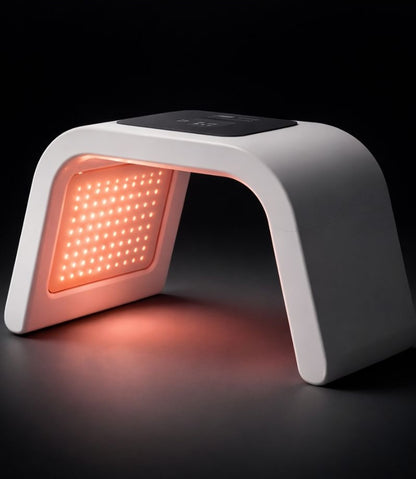 Medical-grade red light therapy device for skin rejuvenation, anti-aging and acne treatment – LED panel with clinically proven wavelengths for at-home use