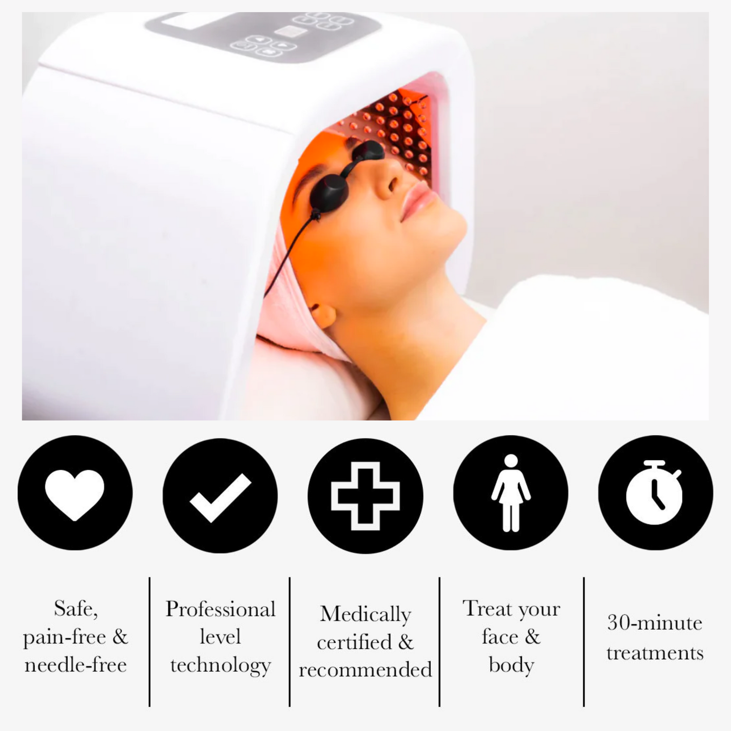 Omega Bright LED light therapy device