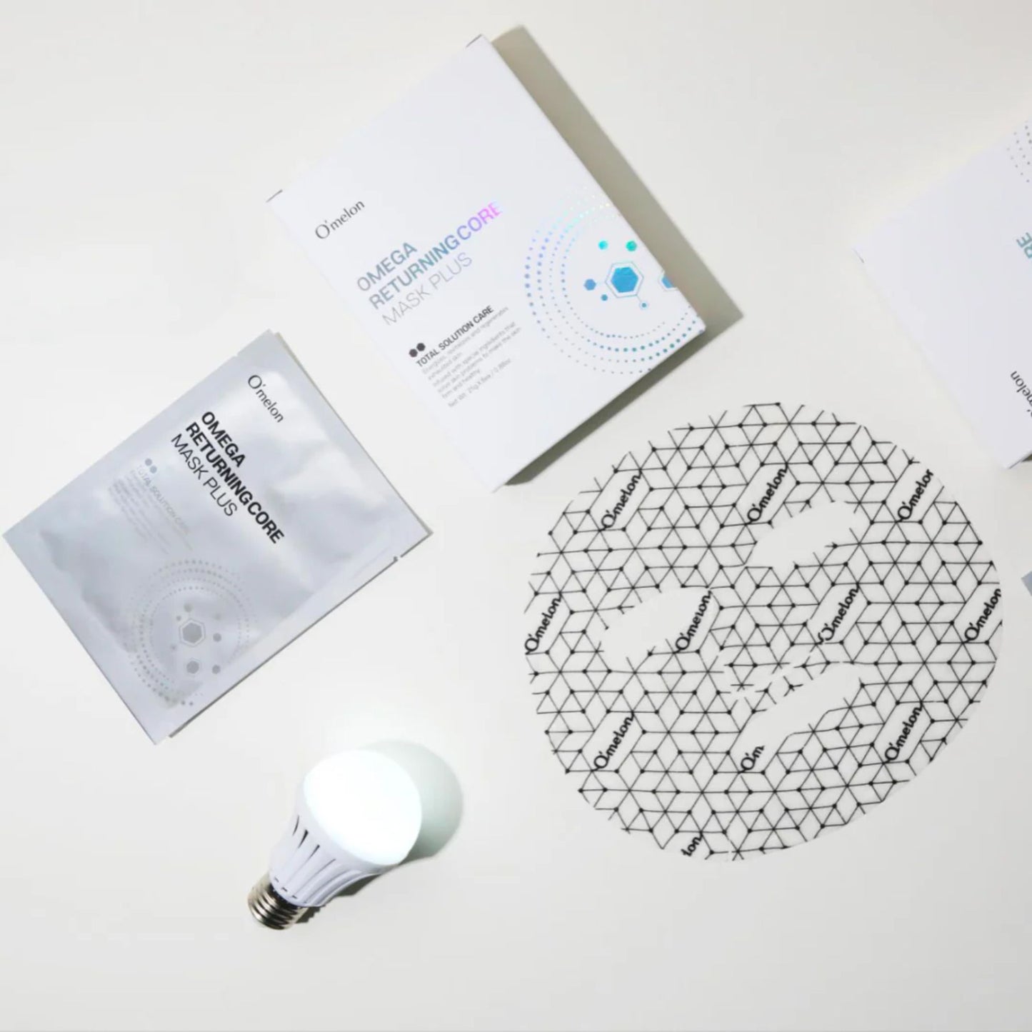 Omega returning core sheet mask