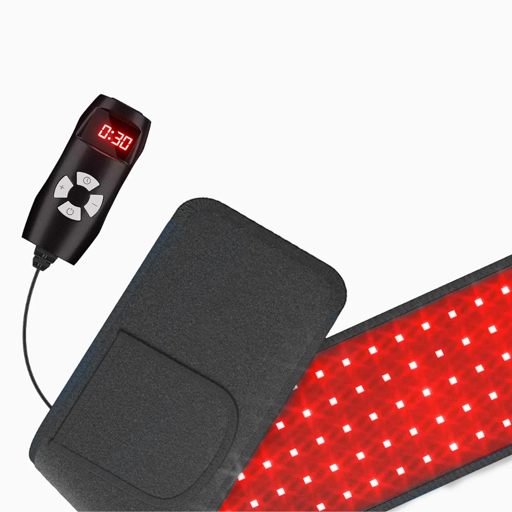 Near infrared red light therapy belt